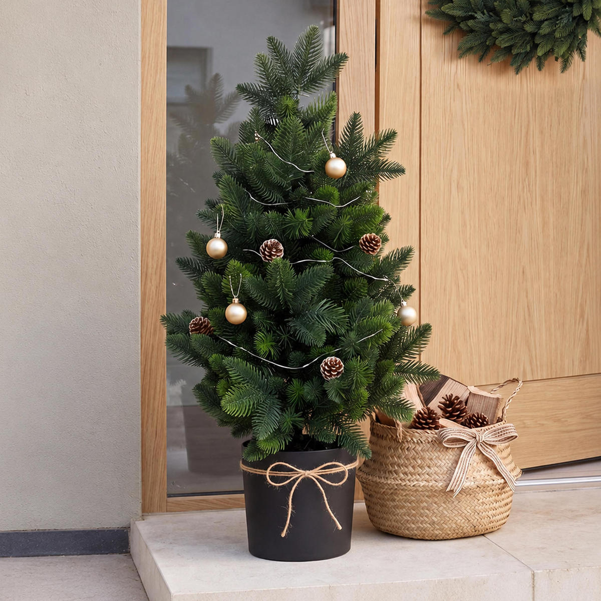 WEIHNACHTSBAUM Grün - Grün, Kunststoff (55cm) - MCW