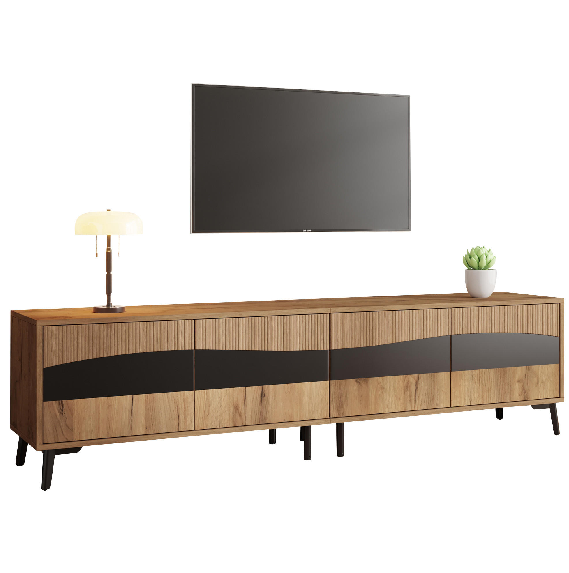 Okmyhome Lowboard Natur 40x50x180 cm