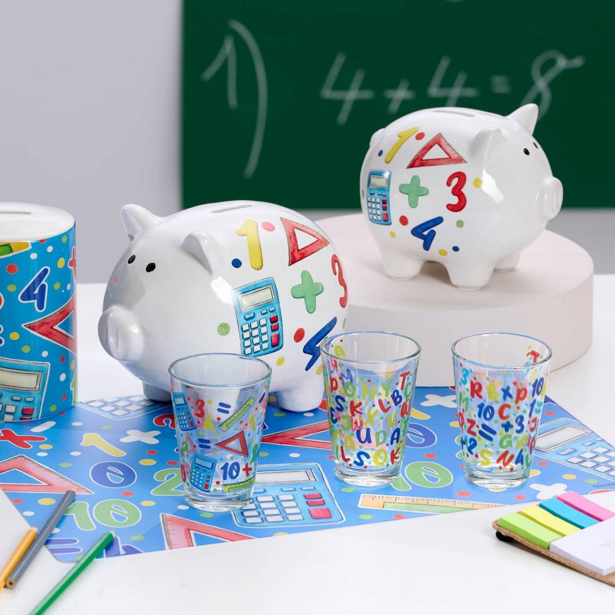 KINDERGLÄSER Dino bunt 200 ml 24er Set - Multicolor, Glas (0.2L) - Ritzenhoff Breker