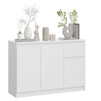 KOMMODE City weiß 120 / 40 / 84cm - Weiß, Holz/Holzwerkstoff (120/84/40cm) - Feldmann-Wohnen