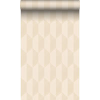 TAPETE 3D Muster 50 x 900 cm - Beige, Papier (50/900cm) - Origin Wallcoverings