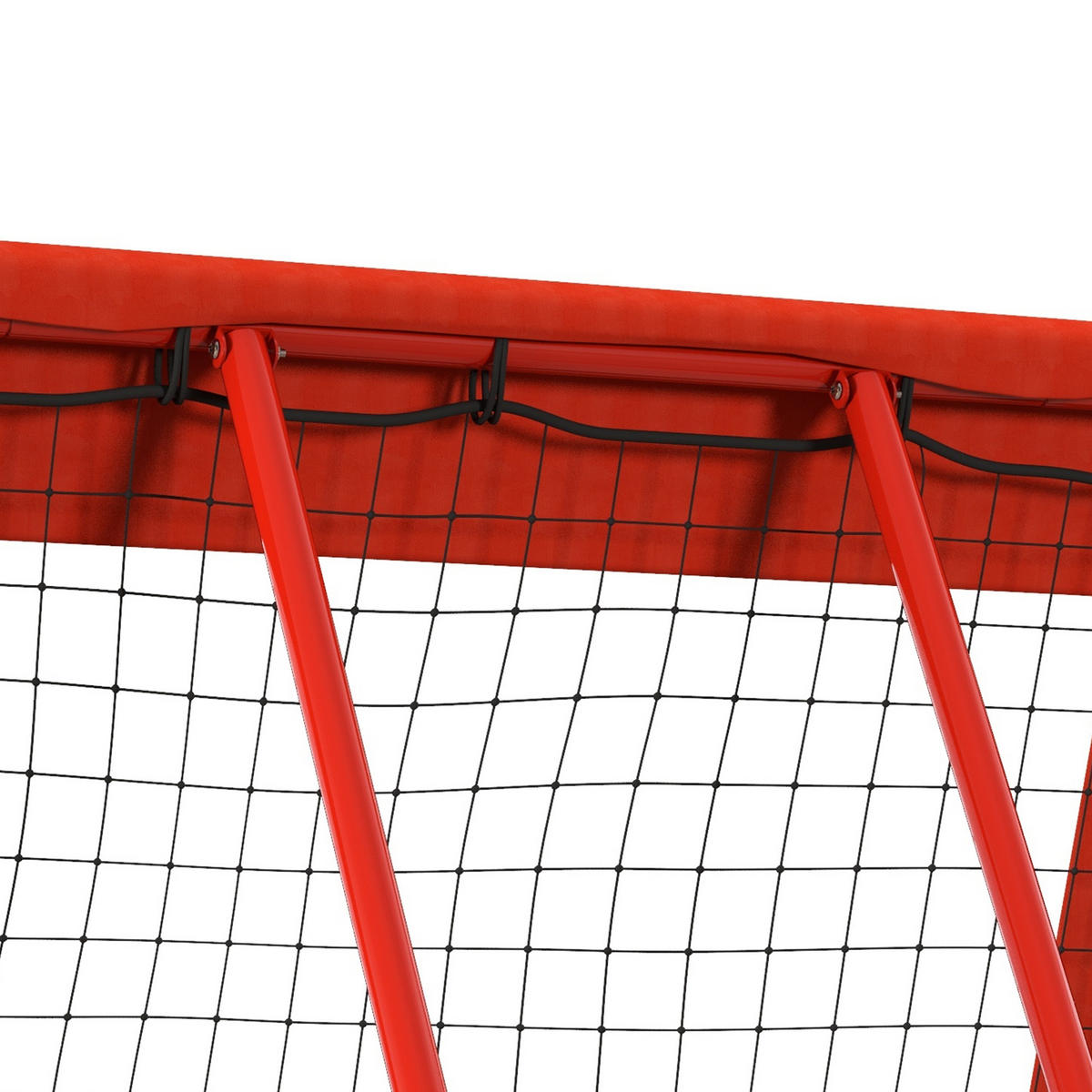 REBOUNDER für Fussball DE-10351 verstellbar, faltbar Rot - Rot, Metall (118/128cm) - ComfortXL