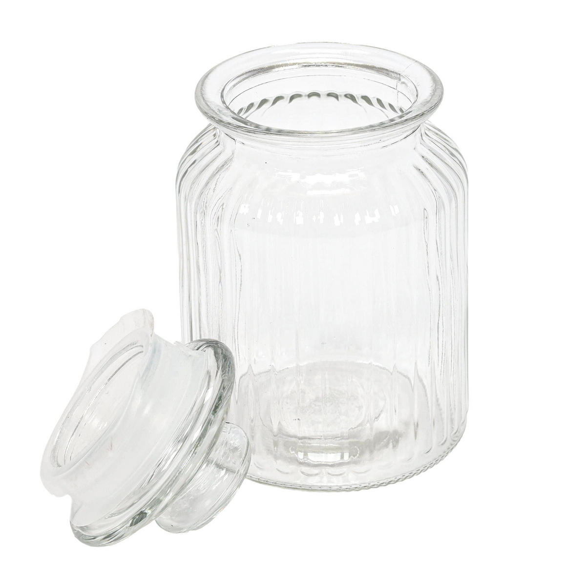GLAS mit dicht schließendem Deckel 750 ml 11/11/19 cm - Transparent, Glas (11/19/11cm) - Excellent Houseware