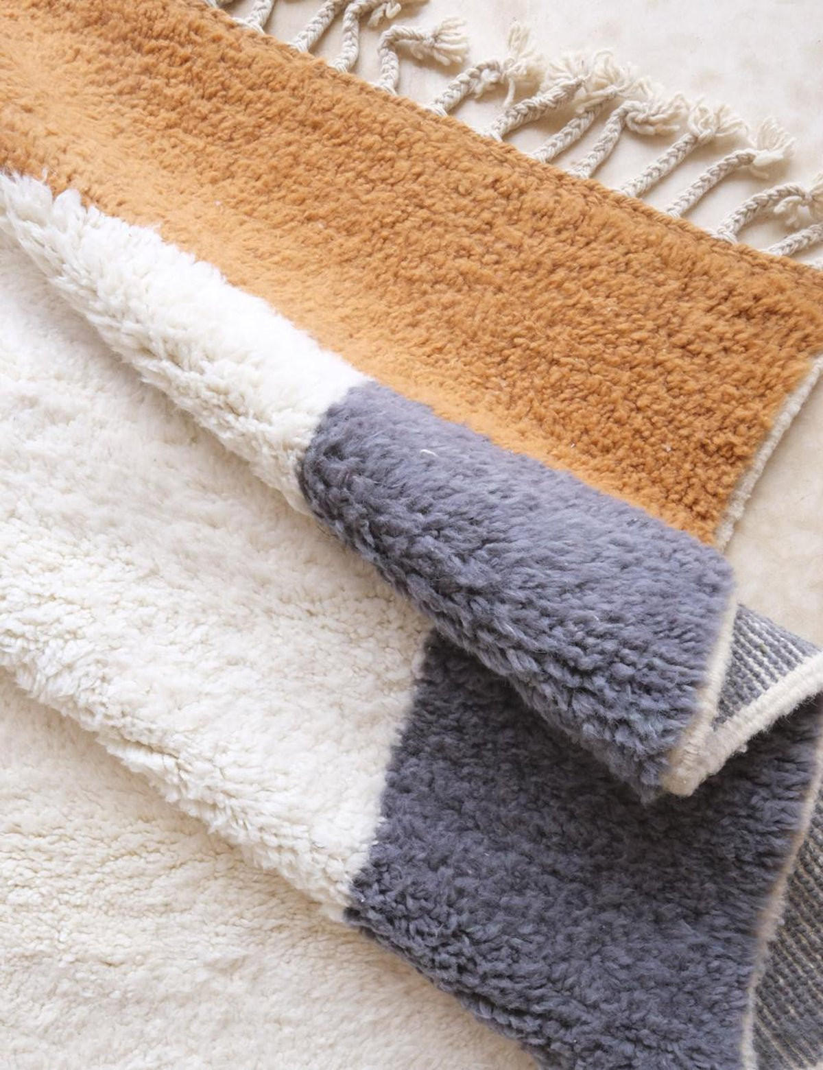 BERBERTEPPICH mit Rand in Farbe 303x 412 cm - Multicolor, Naturmaterialien (303/412cm) - AFK Living