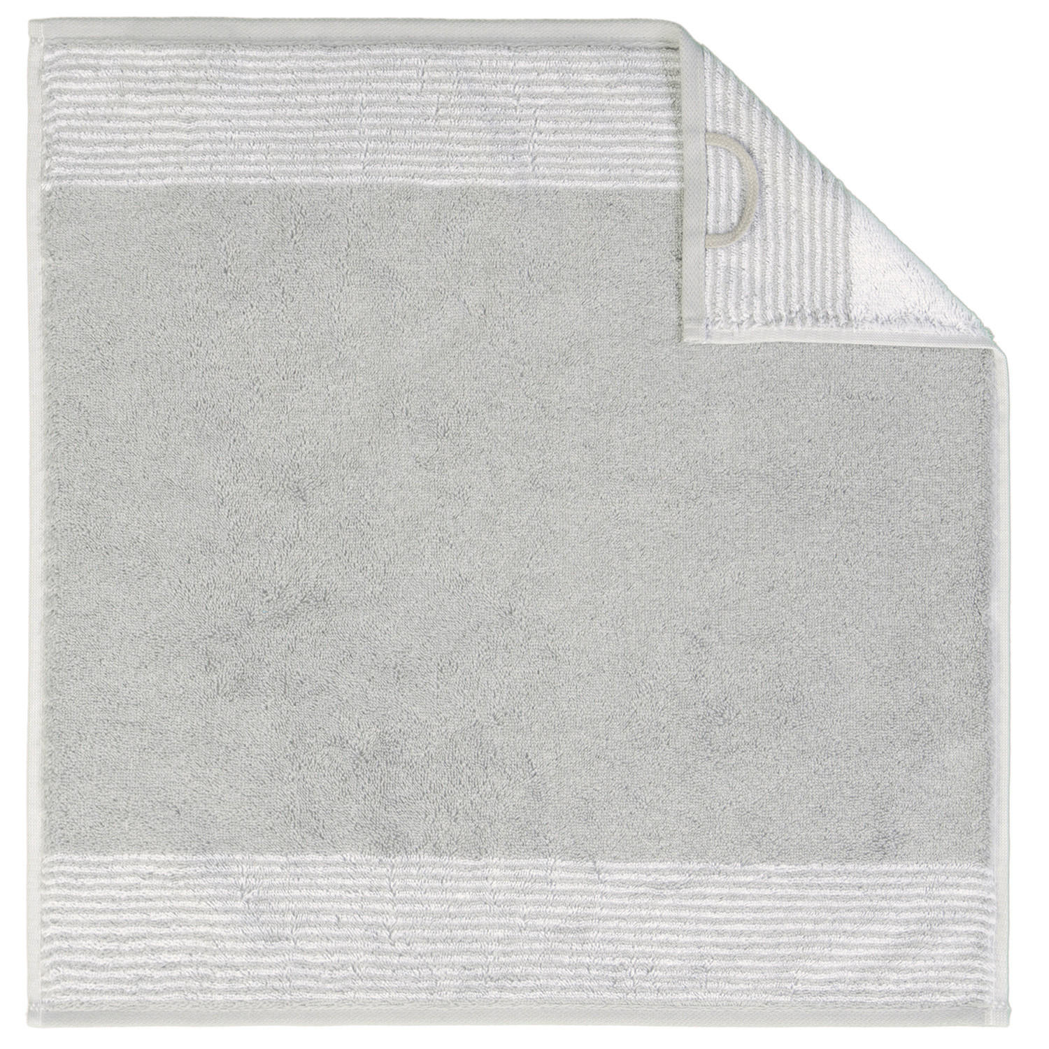 KÜCHENHANDTÜCHER CUISINE TWO-TONE 590 PLATIN - 76 - Hellgrau, Textil (50/50cm) - Cawoe