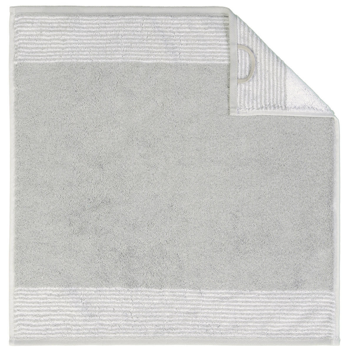 KÜCHENHANDTÜCHER CUISINE TWO-TONE 590 PLATIN - 76 - Hellgrau, Textil (50/50cm) - Cawoe