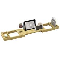 BADEWANNENREGAL DE-17350 - Naturfarben, Naturmaterialien (23/4.5/109cm) - ComfortXL