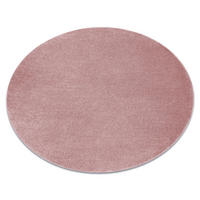TEPPICH Softy 200 cm - Pink, Textil (200/200cm) - rugsX