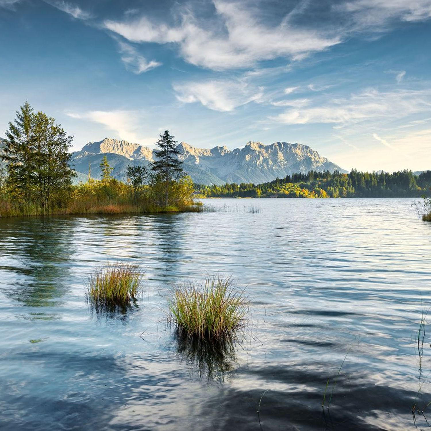 FOTOTAPETE Landschaft 450 x 280 cm - Blau, Papier (450/280cm) - Sanders & Sanders