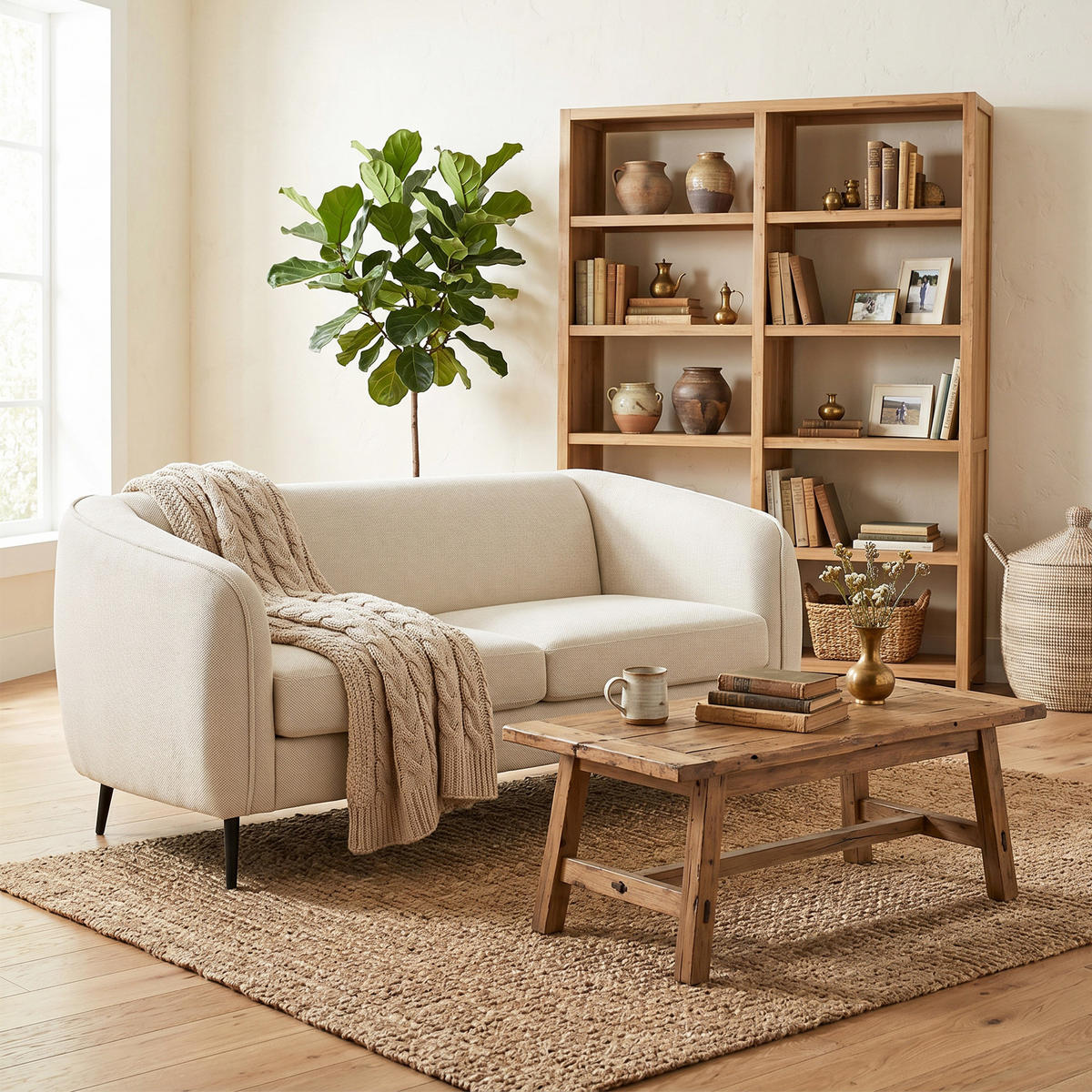 SOFA, 2-Sitzer, Samt, 160cm, Federkernkissen, beige - Multicolor, Holzwerkstoff (160/72/76cm) - FORIOUS