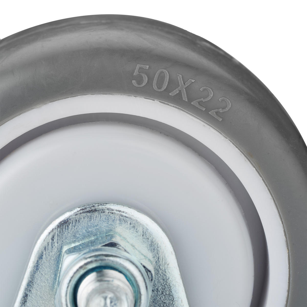 4XŤAŽNÉ kolieska - viacfarebná, kov/plast (6/7/6cm) - Relaxdays