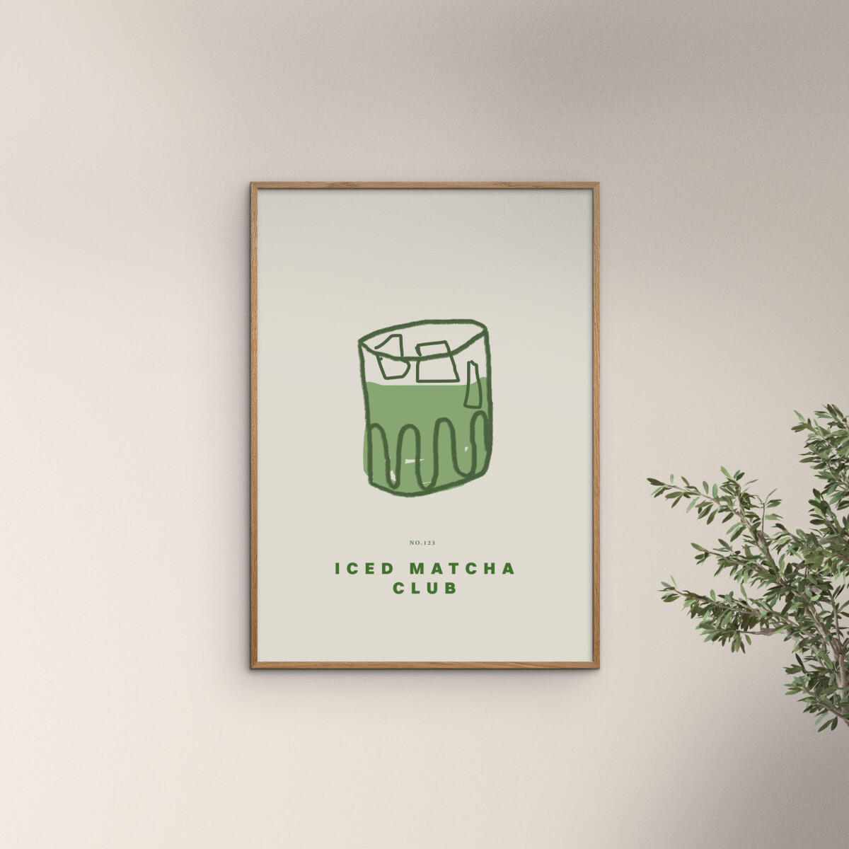 POSTER Affordable Art Prints - Chilled Green Elixir - Grün, Papier (70/100/0.1cm) - Poster&Frame