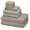 FROTTIERSET Sensual Skin Zopf 8-teilig - Braun, Textil (50/100cm) - Ross