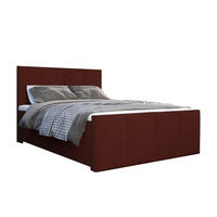 BOXBETT Milano Bonellfederkern inkl. 7-Zonen Topper T-30 - BOXBETT mit Bettkasten - Dunkelbraun, Holz/Holzwerkstoff (120/200cm) - Best For Home