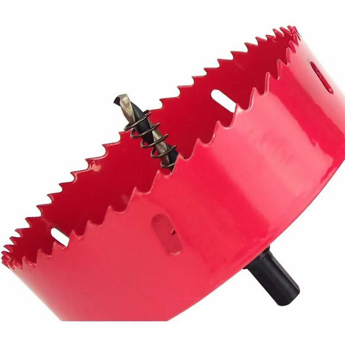 BOHRER - 110 mm - zum Bohren von Löchern in Holz und Aluminium. - Schwarz, Metall (11/6.8/6.8cm) - DCA