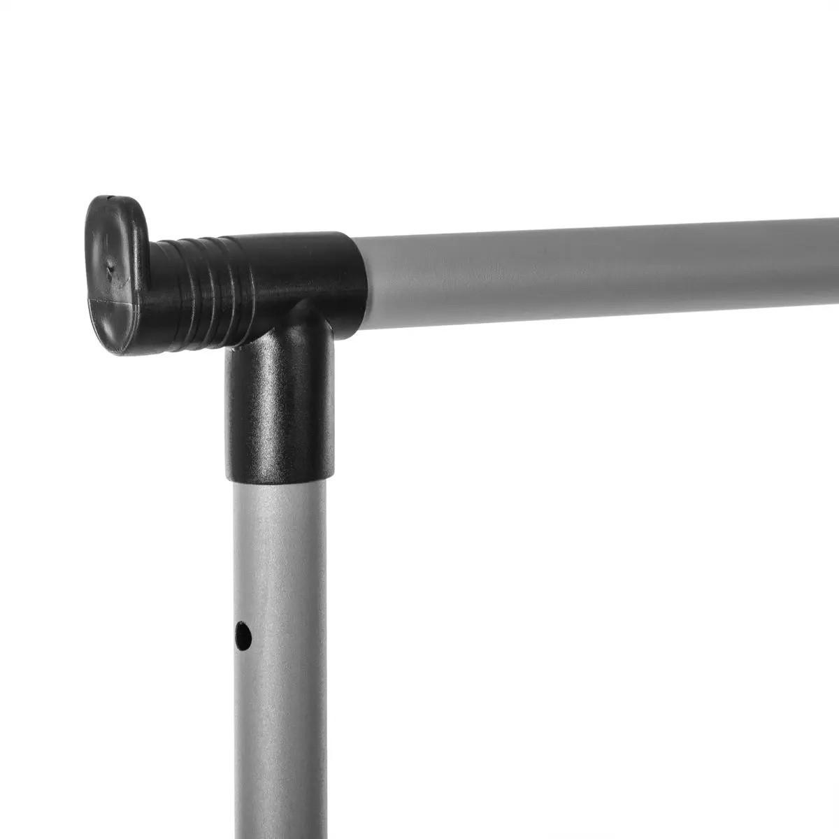 KLEIDERSTÄNDER auf Rädern - Schwarz, Metall (80/160/42cm) - 5five Simply Smart