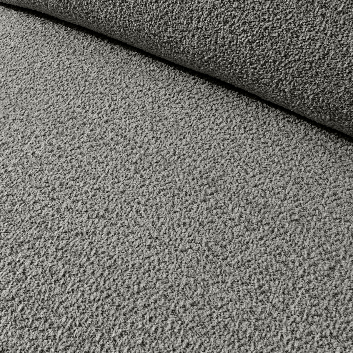 3-SITZER SOFA BUFFO, Stahlgrau - Grau, Holz/Holzwerkstoff (290/73/96cm) - KONSIMO®