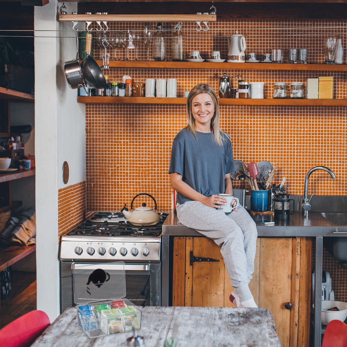 TEEBOX - Transparent, Kunststoff (21.5/9/15cm) - Relaxdays