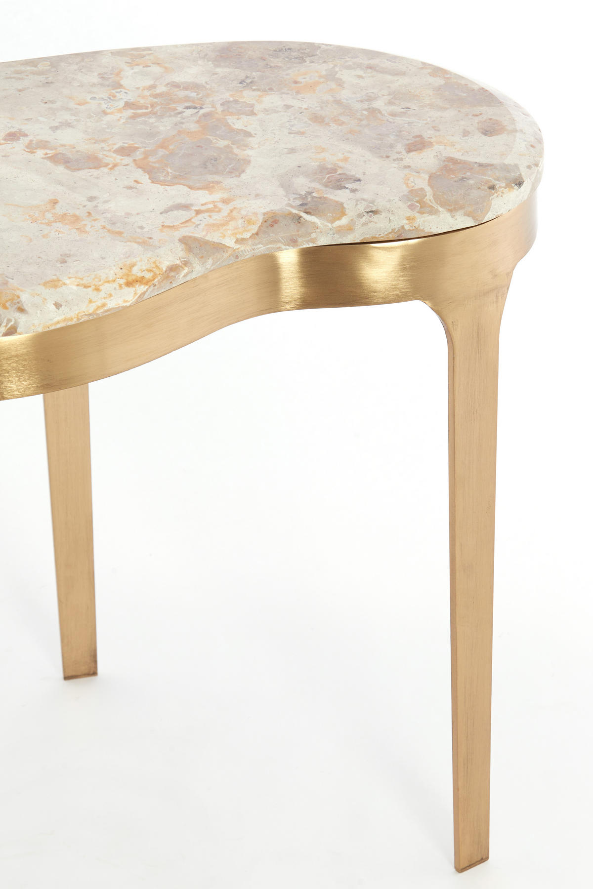 BEISTELLTISCH Giulio Braun 51/38/48 cm - Braun, Metall (51/38/48cm) - Light & Living