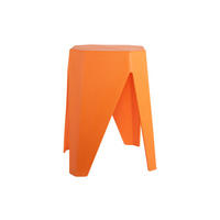 HOCKER Cherish 29/29/47 cm - Orange, Kunststoff (29/47/29cm) - Leitmotiv