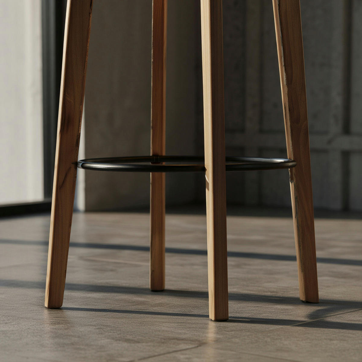 BARTISCH – Skandinavisch, Eiche, rund, 50 kg Belastbarkeit - Weiß/Braun, Eichenholz/Holz (60/110/60cm) - KADIMA DESIGN