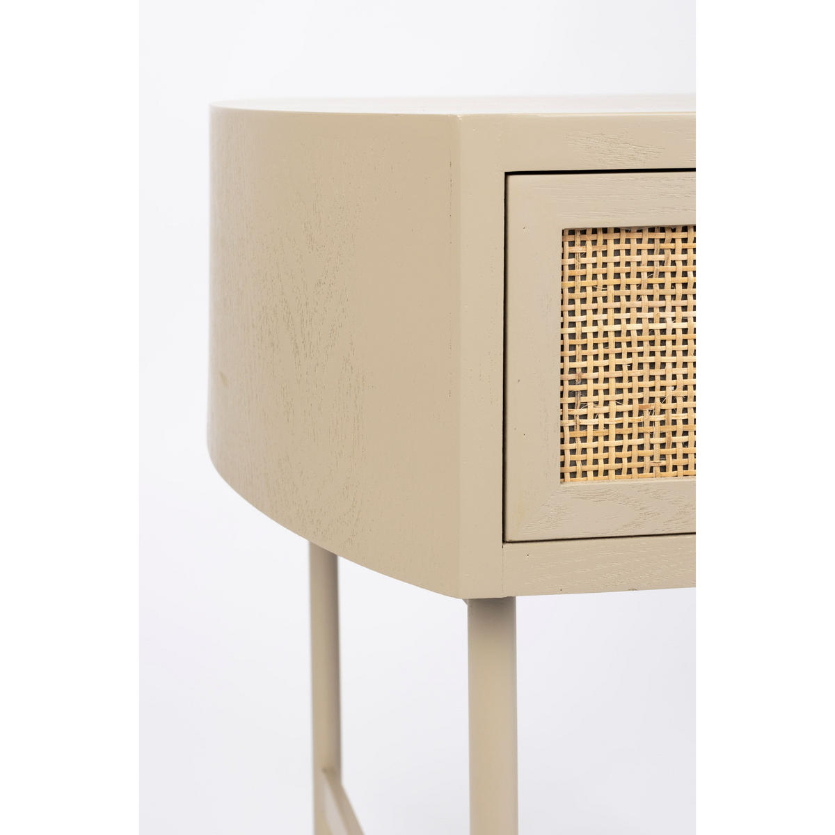 NACHTTISCH Amaya Nachttisch - Beige, Holz (38/48/54cm) - Housecraft Living