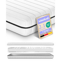 KALTSCHAUMMATRATZE 90x200 18 cm H3 für eine festere Unterstützung - Weiß, Textil (90/200cm) - Schlaftroll