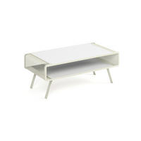 COUCHTISCH TORPE - Kaschmir/Weiß, Holzwerkstoff (60/121/45cm) - Meblini