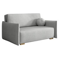 SCHLAFSOFA Viva Glov III - Hellgrau/Naturfarben, Holz/Textil (157/85/98cm) - MIRJAN24