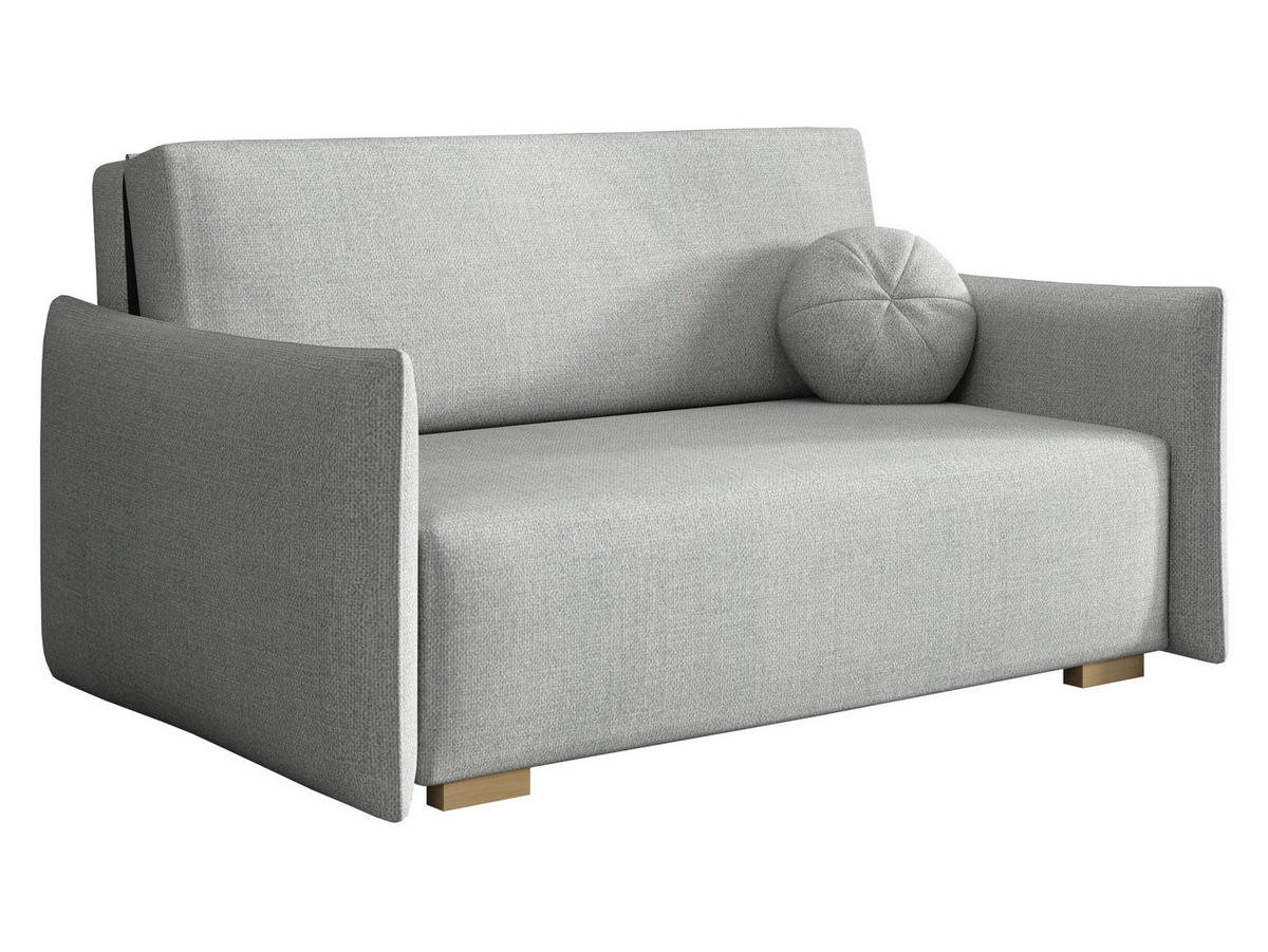 SCHLAFSOFA Viva Glov III - Hellgrau/Naturfarben, Holz/Textil (157/85/98cm) - MIRJAN24