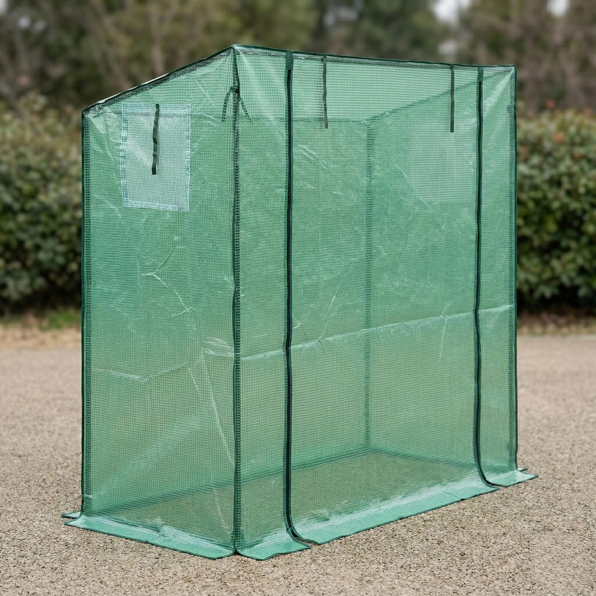FOLIENGEWÄCHSHAUS Tevo 200 x 77 cm - Grün, Kunststoff (77/160/200cm) - EDENIA