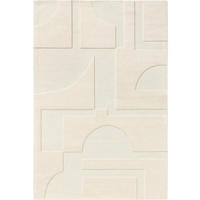 WOLLTEPPICH Logan Cream 200x300 cm - Creme, Textil (200/300cm) - benuta Pure