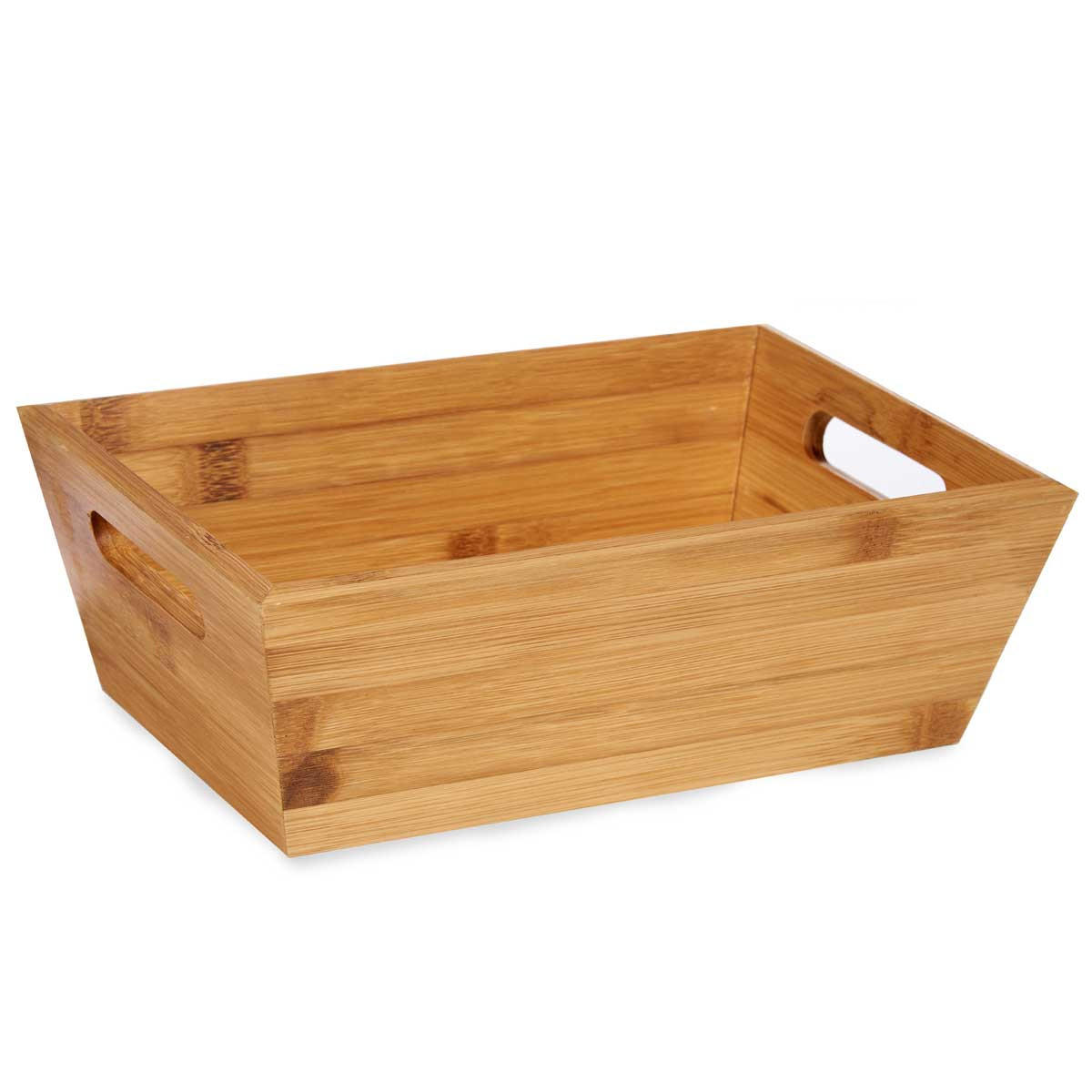 OBSTKORB Bambus 22/33/10 cm - Braun, Naturmaterialien (10cm) - Kinvara