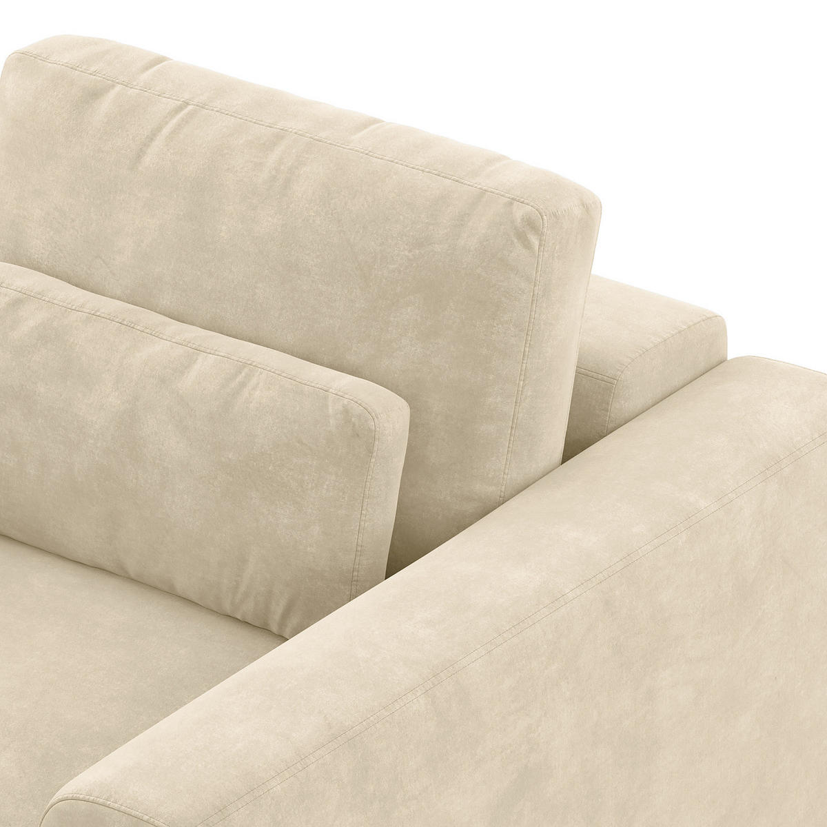 2-SITZER SOFA - Schwarz/Weiß, Kunststoff/Textil (182/80/117cm) - home24