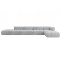 ECKSOFA modulares Sofa Kerru-L3 - 475x190x70 cm Grau Cord - Grau, Holzwerkstoff/Textil (475/190cm) - ALTDECOR
