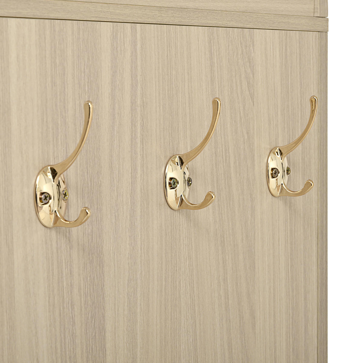 SIDEBOARD in Eichenholzoptik 80/40/180 cm aus MDF mit Korbgeflecht-Türen, Schubladen und Stauraum - Eichefarben, Holzwerkstoff/Metall (80/180/40cm) - CHICFURN