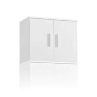 MEHRZWECKSCHRANK AUFSATZT Der Turm - Weiß, Holzwerkstoff (60/50/34.5cm) - Mokebo