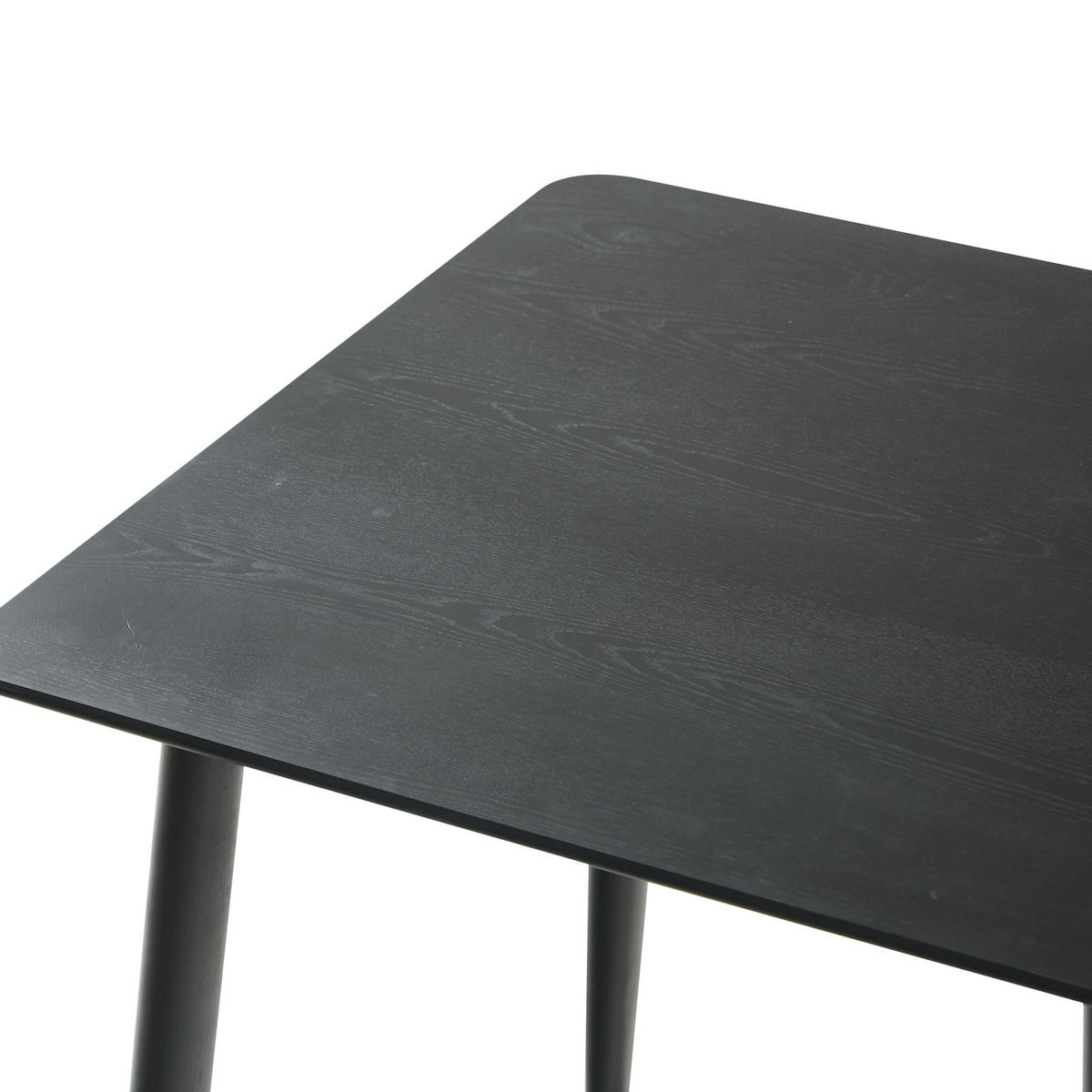 ESSTISCH Rechteckig Schwarz 75 x 75 x 75 (cm) - Schwarz, Holz (75/75/75cm) - Nordlys