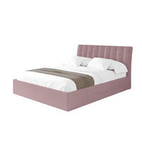 POLSTERBETT mit Bettkasten und Lattenrost, Boxbett ohne Matratze - ILAN 180x200 Rosa - Rosa, Holzwerkstoff/Textil (180/200cm) - ALTDECOR