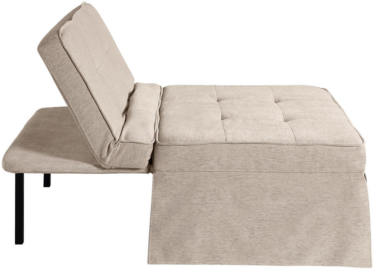 MULTIFUNKTIONSHOCKER Finn Creme 100/72/43 cm - Creme, Textil (100/43/72cm) - ATLANTIC home collection