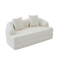 SCHLAFSOFA DE-33900 2-in-1 klappbar Beige - Beige, Textil (84/65/157cm) - ComfortXL
