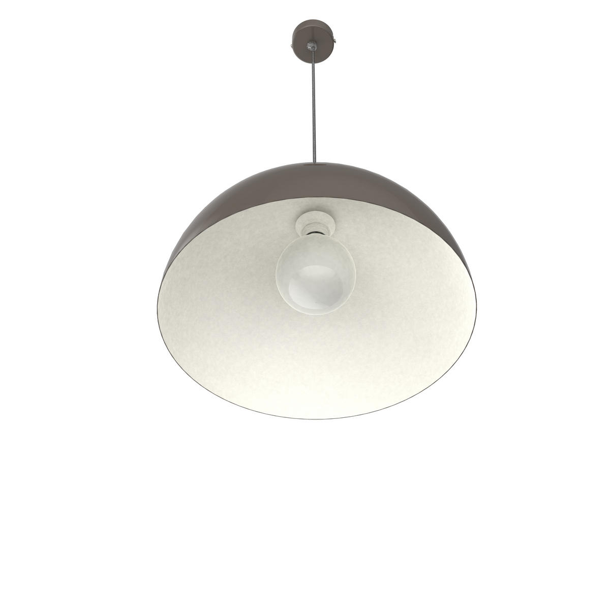 HÄNGELEUCHTE - Graubraun, Metall (40/40/20cm) - Lumicom