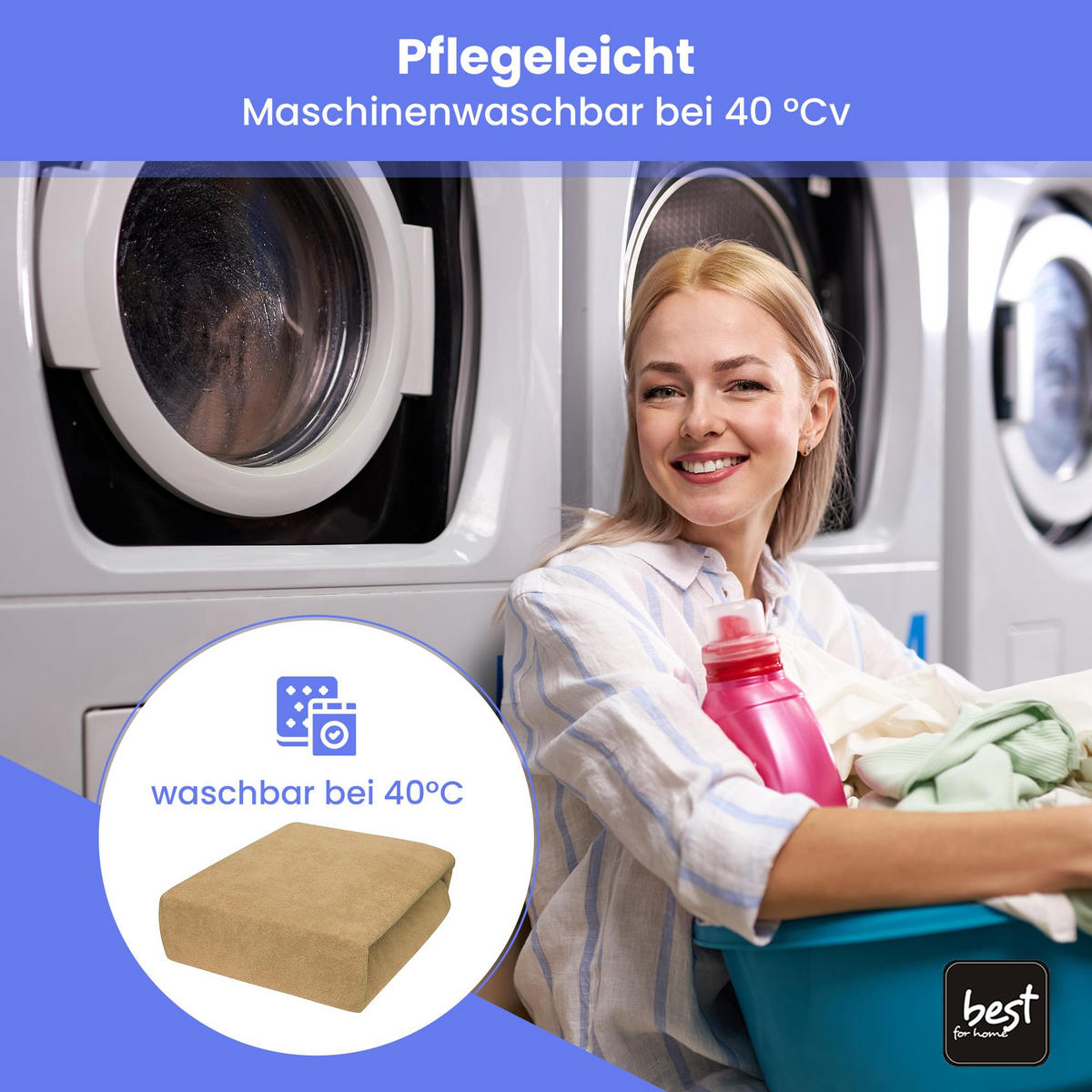 SPANNBETTLAKEN 80/200 cm, Frottee Elastisch 100 % Baumwolle Beige - Beige, Textil (80/200cm) - Best For Home