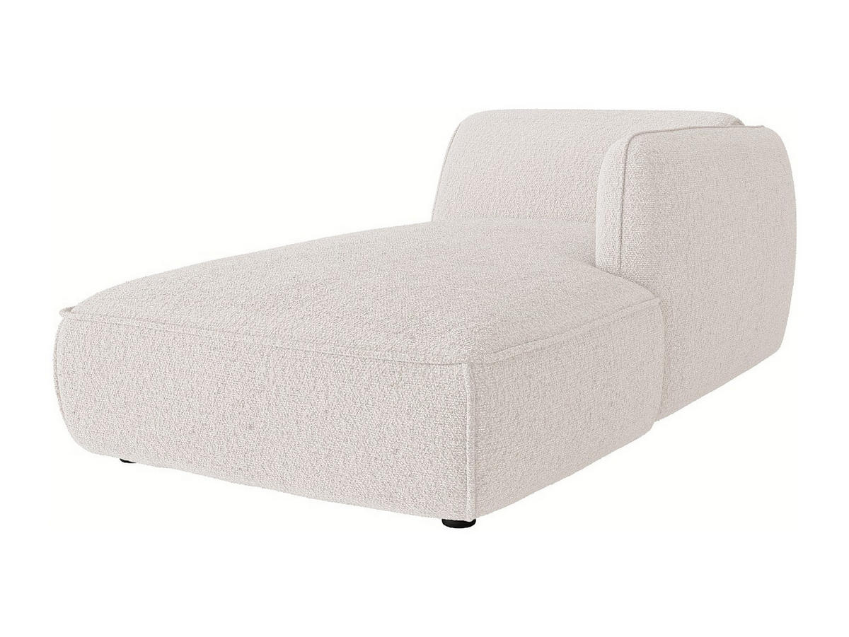 RECAMIERE ohne Schlaffunktion - 1 Person - stoff - beige Camilio - Beige, Textil (107/74/165cm) - Vente-Unique