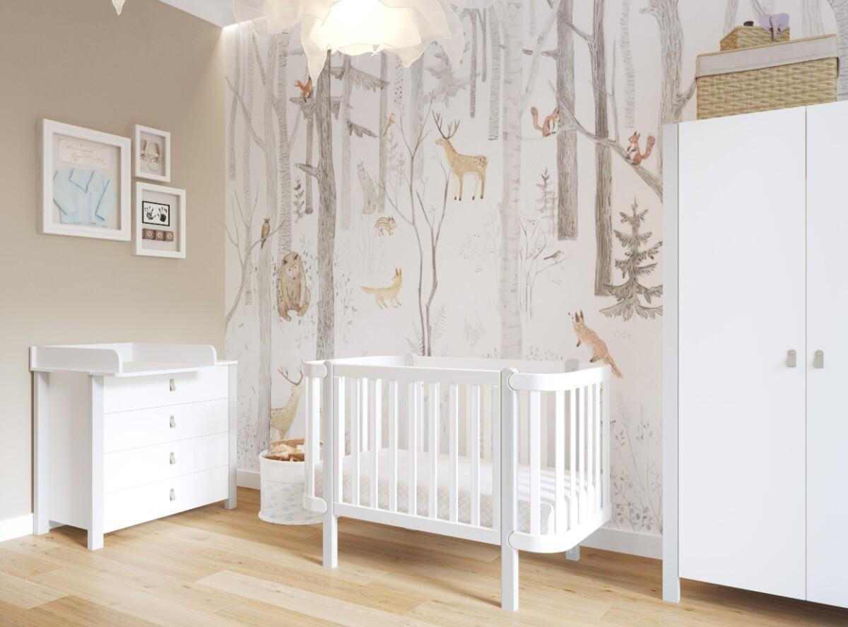 WICKELTISCH ETUDE Grau 90x50x86 cm - Grau, Holz (90/86/50cm) - FURNLUX