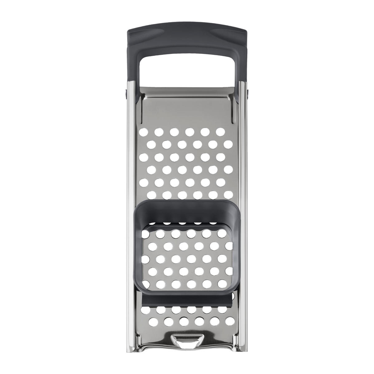 SPÄTZLEHOBEL Kiki Edelstahlfarben/Dunkelgrau - Dunkelgrau, Metall (33/11cm) - Mömax