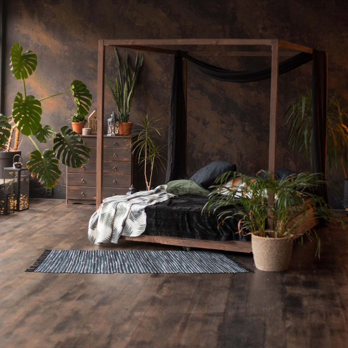 FLICKENTEPPICH - Rot, Leder/Textil (200/80cm) - Relaxdays