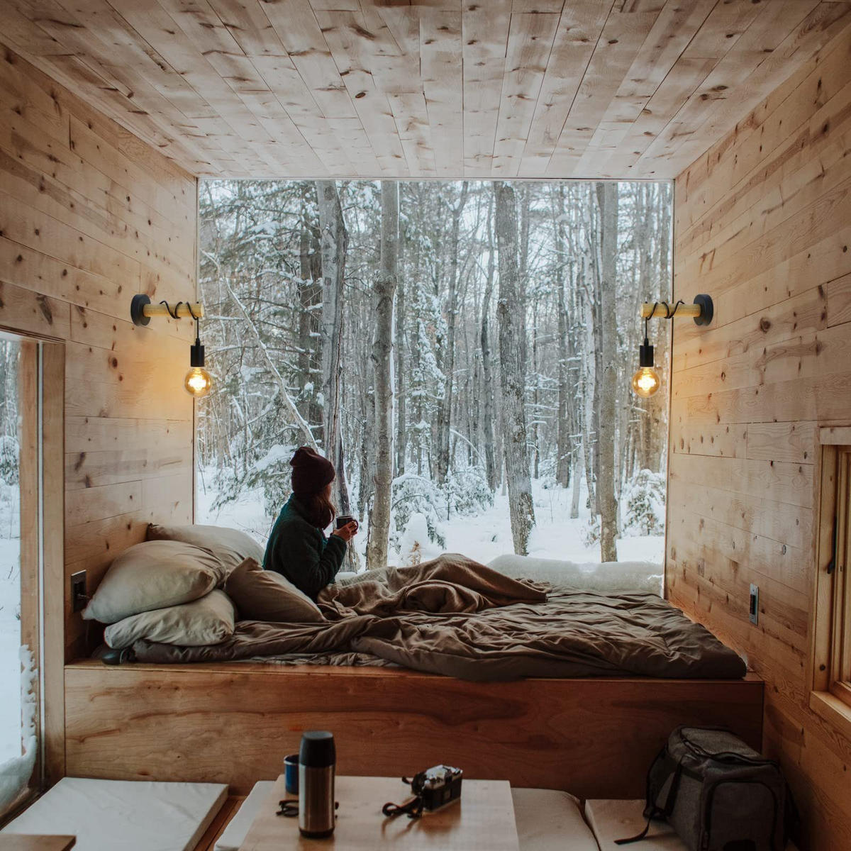 WANDLEUCHTE Brass 20/10/10 cm - Schwarz, Holz (10/10/20cm) - ZMH