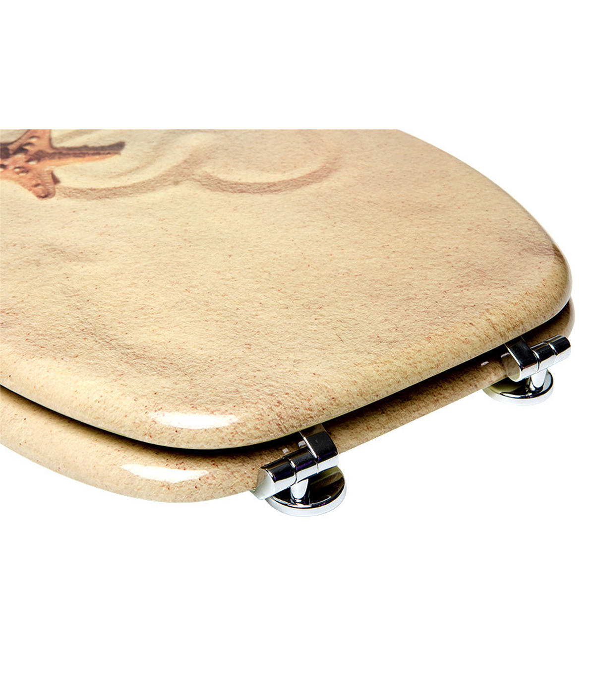 WC-SITZ Sandy - Braun, Holzwerkstoff (38/6/47cm) - Sanilo