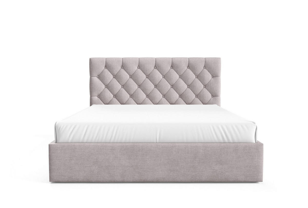 POLSTERBETT BEZA IV - Dunkelgrau - Dunkelgrau, Holz/Textil (160/200cm) - AN-Moebel 4u